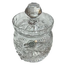 Vintage Galway Irish crystal sugar bowl NWT